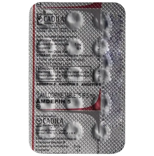 amdepin 5mg tablet 15's